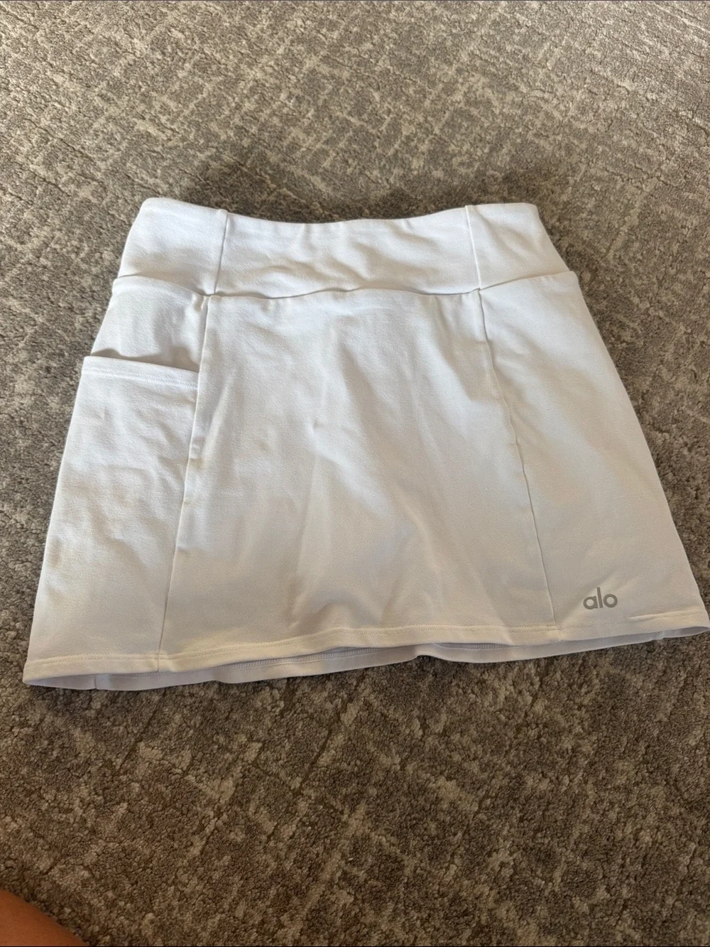 ALO Yoga White Athletic Skort